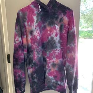 Victoria Secret Pink tye dye hoodie.